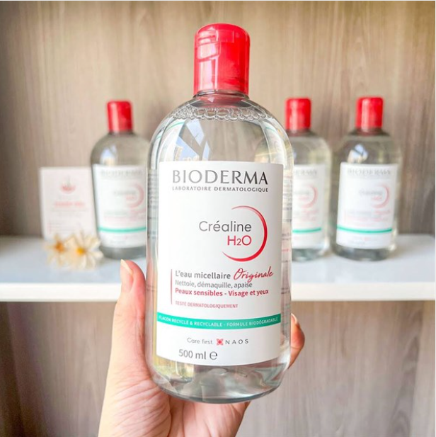 Tẩy trang Bioderma đỏ 500ml