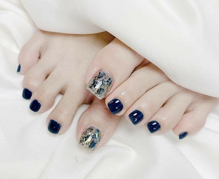 Top 100 mẫu nail chân đính đá sang chảnh được yêu thích nhất